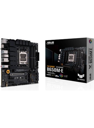 TUF GAMING B650M-E AM5 m-ATX Motherboard, AMD B650 Chipset, 4x DDR5 DIMM, 192GB Max Memory, 2.5Gb ETH, PCIe 4.0, 2x M.2, USB 3.2 / Type-C, HDMI / DP / PS/2 | 90MB1FU0-M0EAY0 Black - pnsku/N70104959V/45/_/1725176061/570ffc1f-fac6-4c26-93dd-ebdcbfa8815d