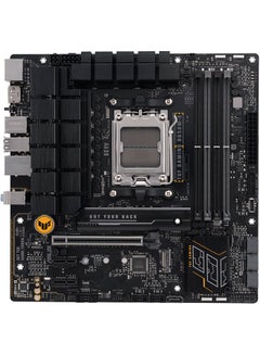 أسوس لوحة أم TUF GAMING B650M-E AM5 m-ATX، شريحة AMD B650، 4x DDR5 DIMM، ذاكرة بحد أقصى 192 جيجابايت، 2.5 جيجابايت ETH، PCIe 4.0، 2x M.2، USB 3.2 / Type-C، HDMI / DP / PS/2 | 90MB1FU0-M0EAY0  - Image 2