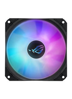 أسوس تبريد سائل لوحدة المعالجة المركزية ROG Strix LC III 360 aRGB، مبرد 360 مم، 3 مراوح ROG Strix AF-12S aRGB 120 مم، سرعة المروحة 2200 دورة في الدقيقة، تدفق هواء 70.38 CFM، شعار ROG يدور 360 درجة، 90RC00T1-M0UAY0  - Image 5