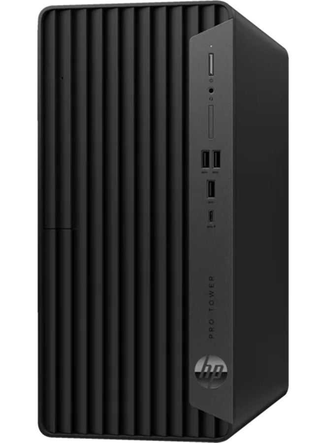 HP - Pro Tower 400 G9 PCI Desktop PC, Intel Core i7-13700, DDR4 8GB 3200MT/s, 512 GB PCIe NVMe SSD, Intel UHD Graphics 770, FreeDOS , HP Wired Keyboard & Mouse, Protected by HP Wolf Security Black - Image 1