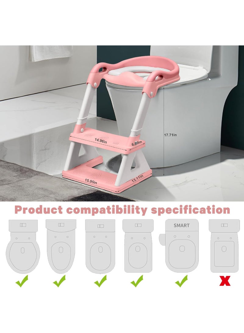 2 In 1 Potty Training Seat & Toddler Step Stool Ultimate Stability Toddler Toilet Seat Adjustable Step And Seat Height Potty Seats For Toddlers Boys Girls Anti-Slip Padsurinal Splash Guard - pnsku/N70104981V/45/_/1725176075/52b68214-2c00-49b8-90bd-1dbdf0952fb4