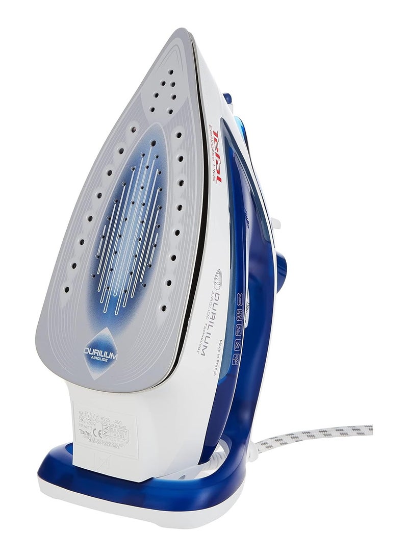 تيفال Easygliss Plus Steam Iron 270 ml 2400 W FV5715E0 Blue/White  - Image 3
