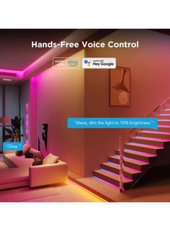 Govee LED Strip Light S, RGBICW Technology, 64+ Scene Modes, Smart App Control, Transparent Protective Epoxy Coating, IP67 Rated Protection, 5m Length | H612ABD1  - Image 4