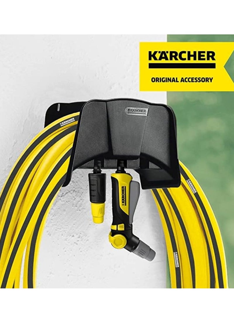KARCHER - Wall Hose Hanger Made of High Quality Plastic Black - Image 1