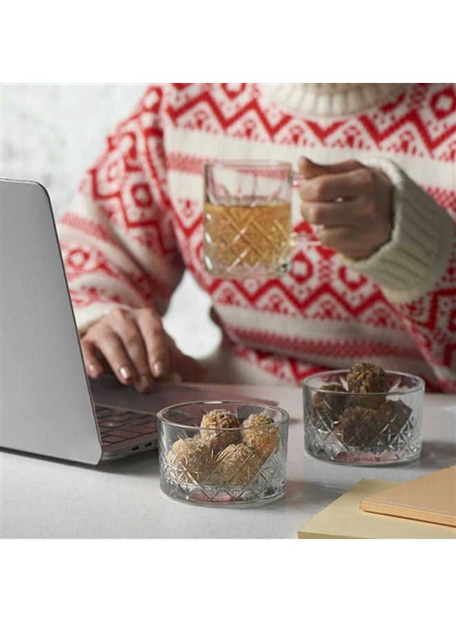 Pasabahce Timeless Bowls Set Of 4 235 cc 80 mm*80 mm) 235 ML Clear 235 cc 7 3/4ounce  - Image 2