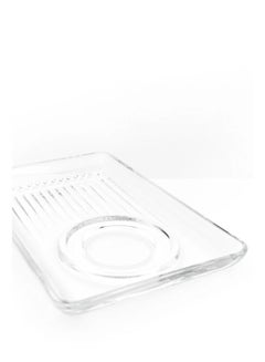 Pasabahce Elysia Tea Plates Set Of 2 Clear  - Image 1