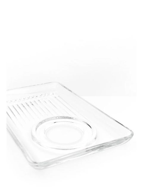 Elysia Tea Plates Set Of 2 Clear