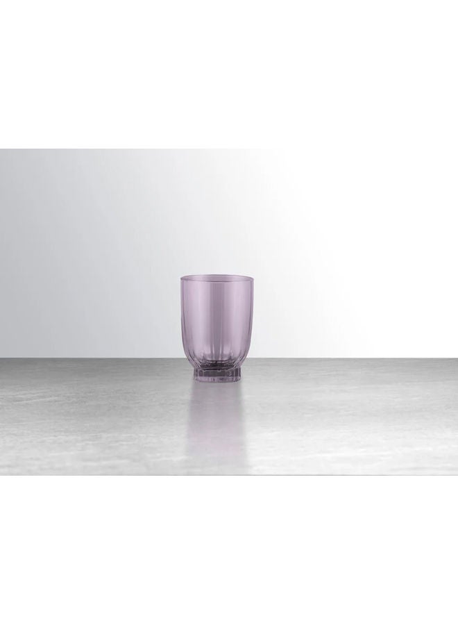 Pasabahce 6 Piece Amore Double Old Fashioned Glass Set 320 cc 10 3/4 oz Purple - Image 2