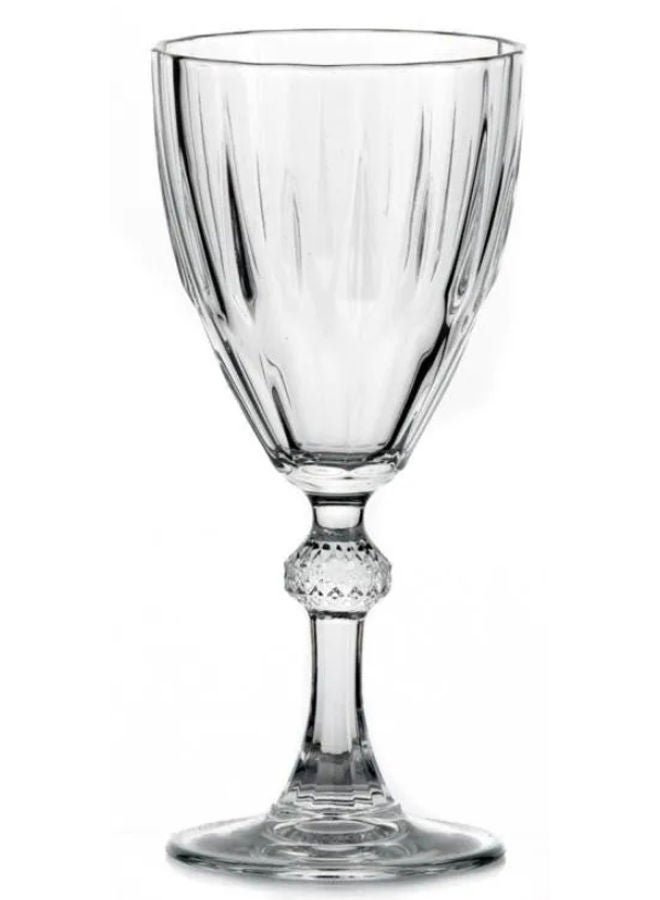 Diamond Red Wine Glasses Set Of 6 Clear - pnsku/N70105210V/45/_/1725187123/add66dba-9142-4d9b-9d27-d55a67645f6c