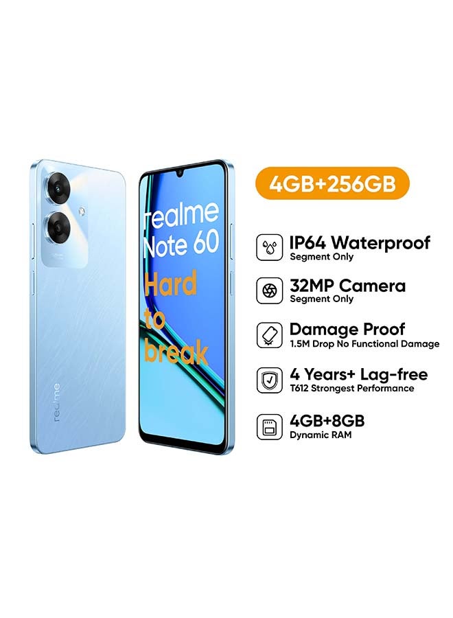 realme Note 60 Dual SIM Voyage Blue 4GB RAM 256GB 4G - Middle East ...