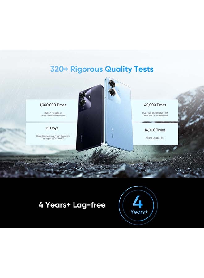 realme - Note 60 Dual SIM Marble Black 4GB RAM 256GB 4G - Middle East Version - Image 1