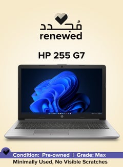 Renewed - 255 G7 - Cpu Amd Ryzen 5 Pro 3500U - Ram 8 Gb Ddr4 - Hard 256 Gb Ssd - Vga Amd Radeon Vega8 2 Gb - 15.6'' Inch Full Hd Screen English/Arabic Grey