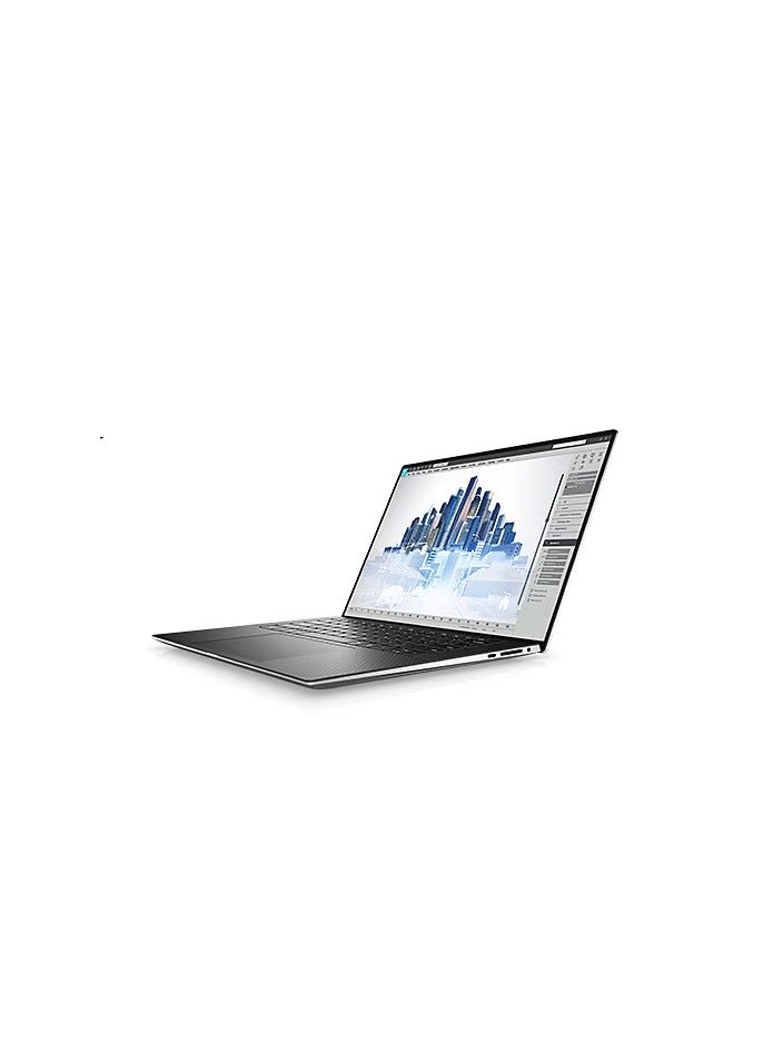 DELL Renewed - Precision 5560 With 15.6-Inch Full Hd IPS Screen Display,Intel Core I7-11850H/8-Core/32GB RAM/1TB SSD/NVIDIA 4 GB Graphics/Windows 11 Pro English/Arabic Silver  - Image 2