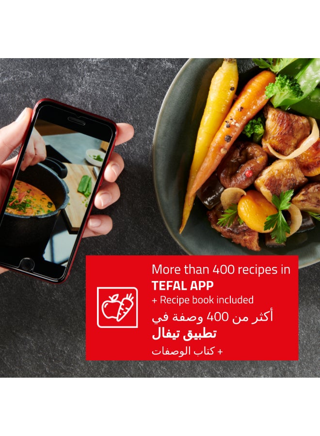 تيفال TEFAL قدر ضغط | ClipsoMinut’ Easy 6 لتر | فولاذ مقاوم للصدأ | طهي سريع | حفظ الفيتامينات | فتح وغلق بيد واحدة | آمن | صنع في فرنسا | ضمان لمدة سنتين | P4620768 6 Liter - Image 5