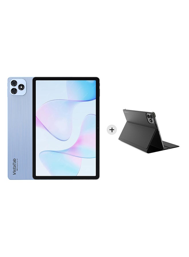 إيتيل فيستا تاب 30 بشاشة 11 بوصة وبطاقة SIM مزدوجة وذاكرة وصول عشوائي 4 جيجابايت وذاكرة داخلية 128 جيجابايت وشبكة الجيل الرابع - إصدار الشرق الأوسط مع غطاء للكمبيوتر اللوحي - Image 1