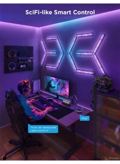 Govee X Evangelion Gaming Wall Light, RGBIC Color Support, 12 Light Sections & 8 Connectors, High-Level DIY Customization, Sci-fi-like Smart Control Features, Wi-Fi + Bluetooth Connectivity | H6063  - Image 2