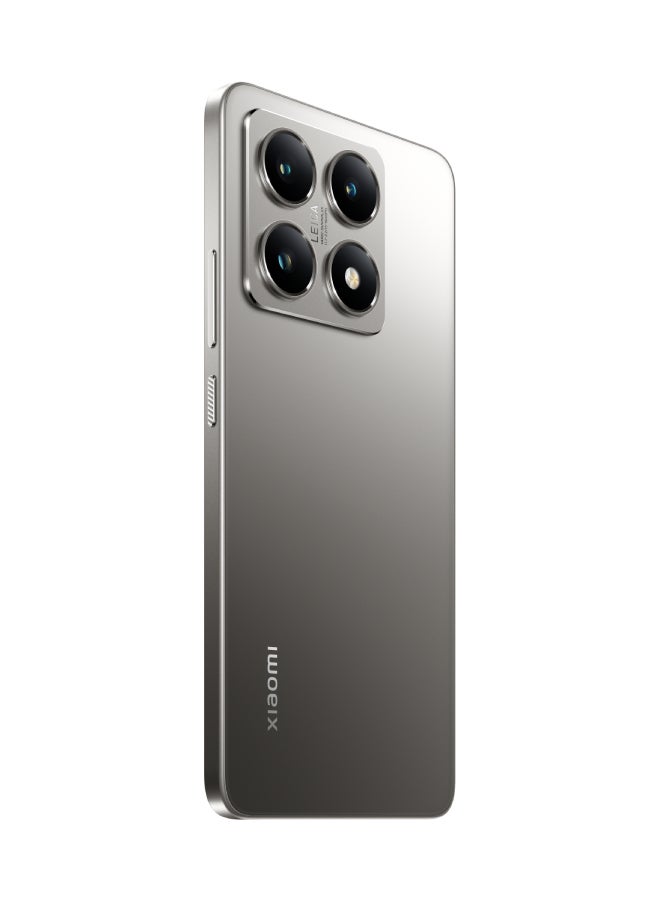 Xiaomi - 14T Dual SIM+eSIM Titan Gray 12GB RAM 512GB 5G - Global Version With Redmi Buds 6 Lite And VIP Service Card - Image 1