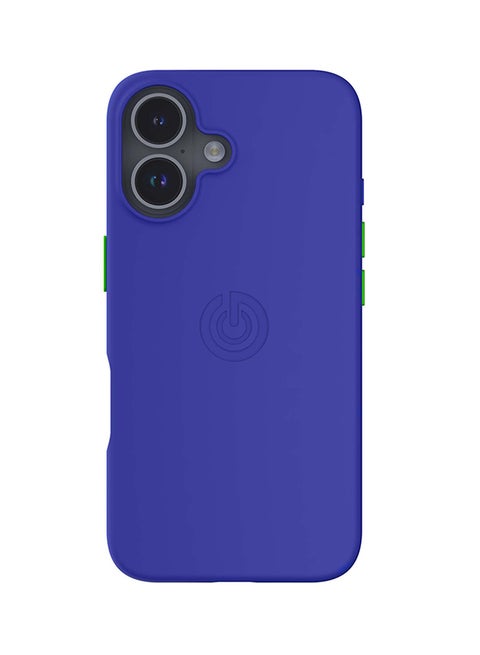 iPhone 16  Azure Blue Case – Wireless Charging Friendly, 2x Magnetic Bar for Secure Attachment, 100% Compatible with iPhone 16, Slim & Protective Design - Azure Blue