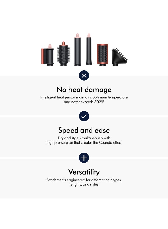 dyson - Airwrap Multi-Styler And Dryer Complete Long Strawberry Bronze And Blush Pink Strawberry Bronze/Blush Pink - Image 1