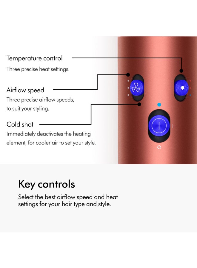 dyson - Airwrap Multi-Styler And Dryer Complete Long Strawberry Bronze And Blush Pink Strawberry Bronze/Blush Pink - Image 1