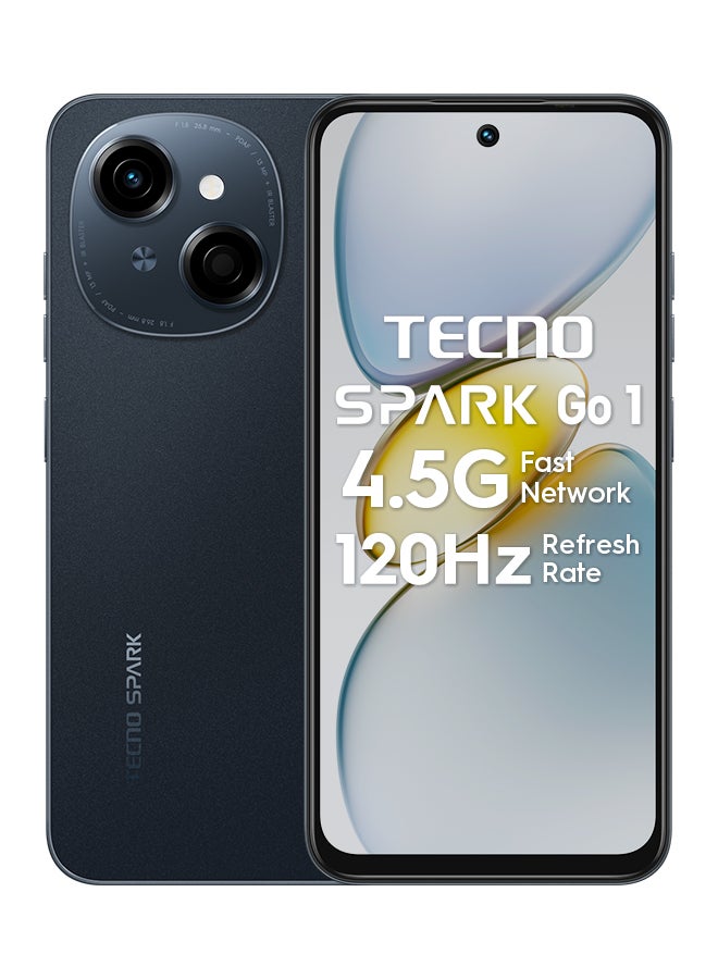Spark Go 1 Dual SIM Startrail Black 4GB RAM 128GB - Middle East Version - pnsku/N70105496V/45/_/1725358532/05e451b3-b771-4f45-ab41-54e1aac8a3bc