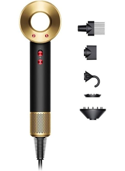 مجفف الشعر سوبر سونيك اونيكس باللونين الأسود والذهبي