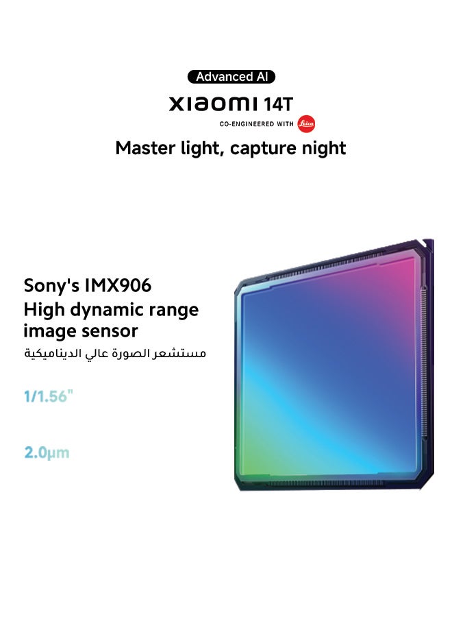 Xiaomi - 14T Dual SIM+eSIM Titan Black 12GB RAM 256GB 5G - Global Version - Image 1