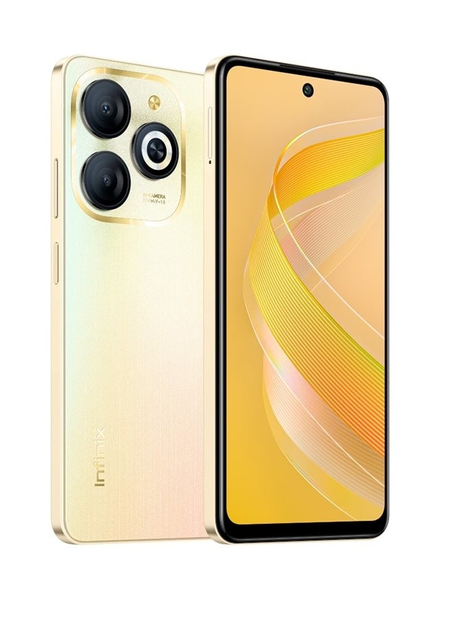 Infinix - Smart 8 Dual SIM Shiny Gold (2+2)GB RAM 64GB 4G - Middle East Version - Image 1