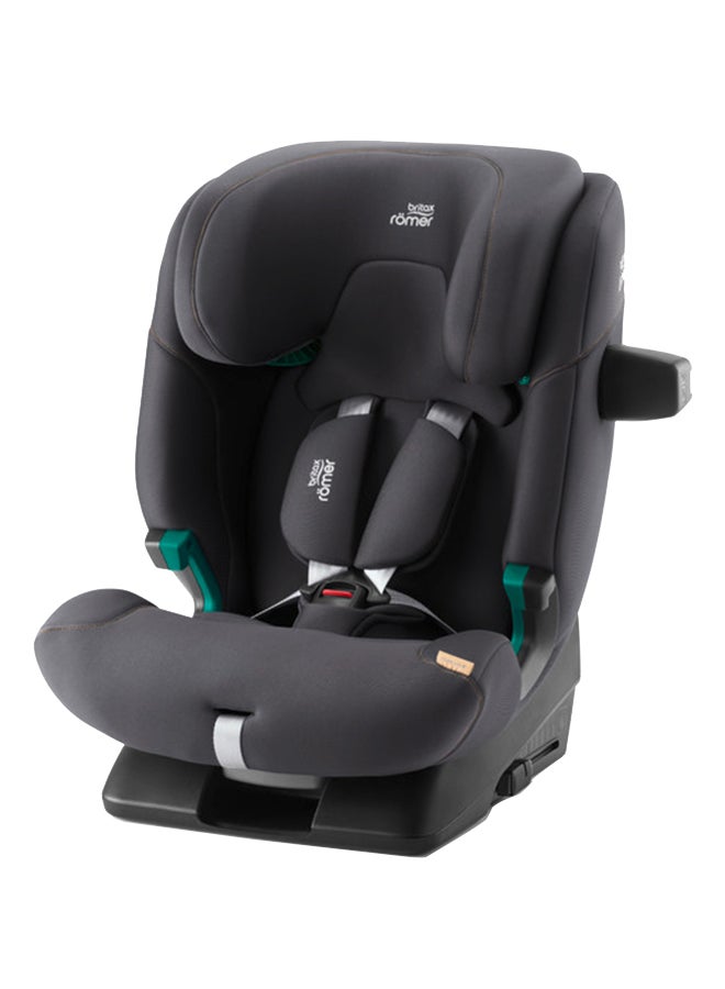 بريتاكس رومر - Advansafix Pro Car Seat For 15 Months To 12 Years, Forward Facing, Isofix 5 point Safety Harness - I-Size Safety Standards - Midnight Grey - Image 1