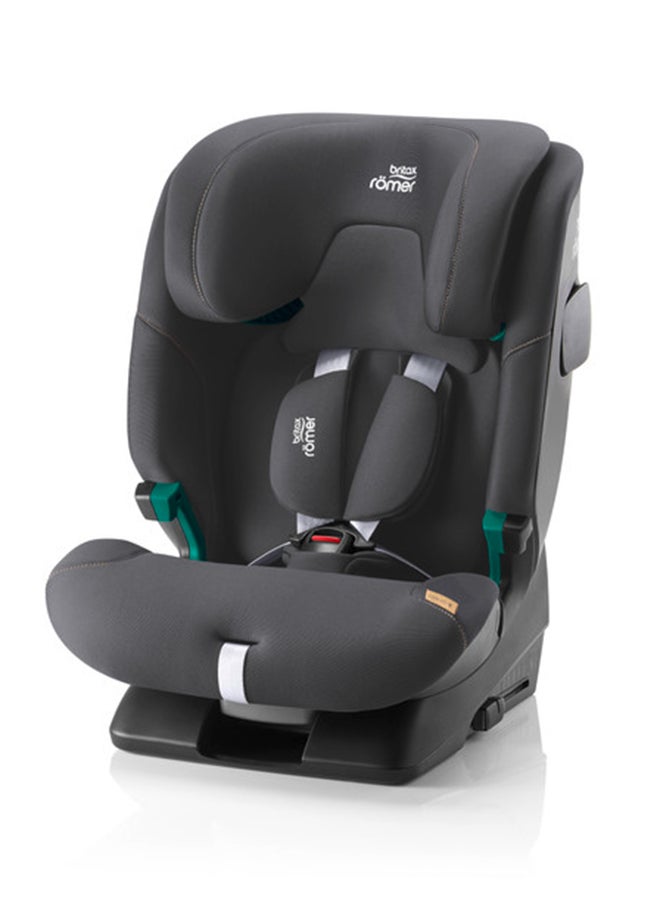 بريتاكس رومر - Advansafix Pro Car Seat For 15 Months To 12 Years, Forward Facing, Isofix 5 point Safety Harness - I-Size Safety Standards - Midnight Grey - Image 1