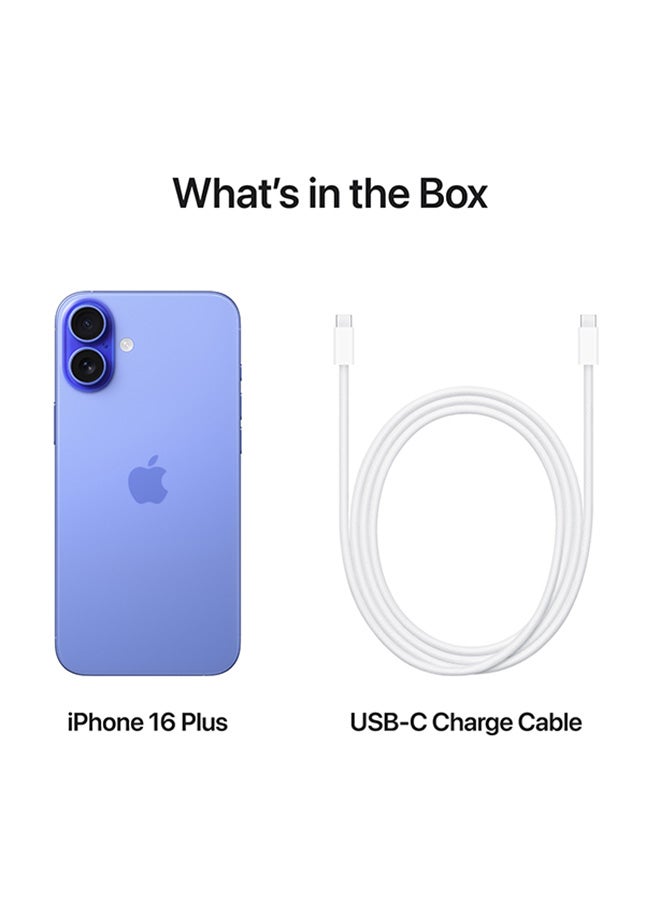 Apple - iPhone 16 Plus 256GB Ultramarine 5G With FaceTime - Middle East Version - Image 1