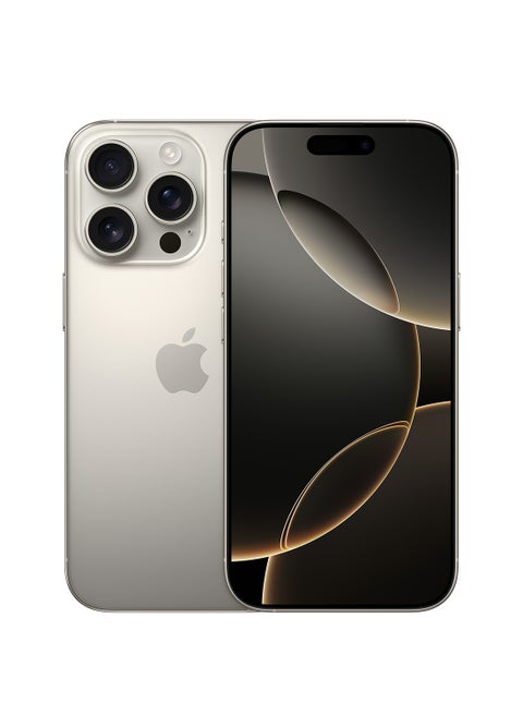 iPhone 16 Pro 256GB Natural Titanium 5G With FaceTime - Middle East Version