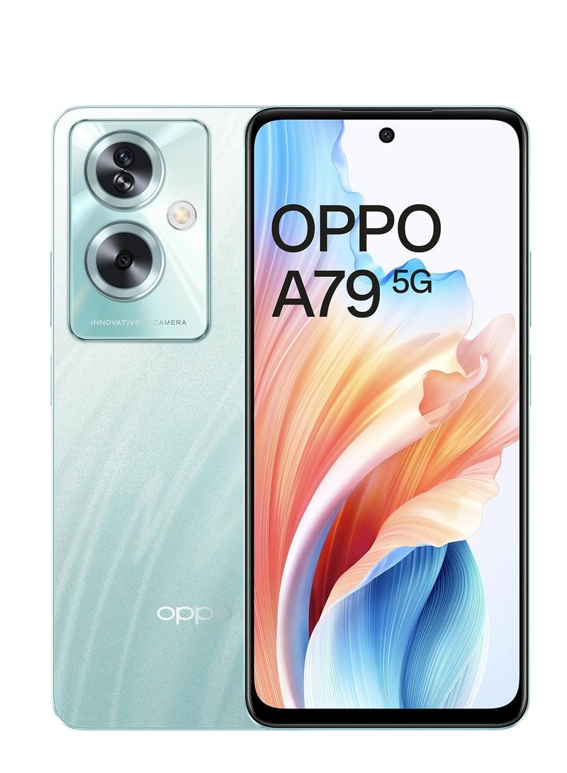 OPPO - A79 5G Dual SIM 4GB RAM 128GB ROM Glowing Green - International Version - Image 1