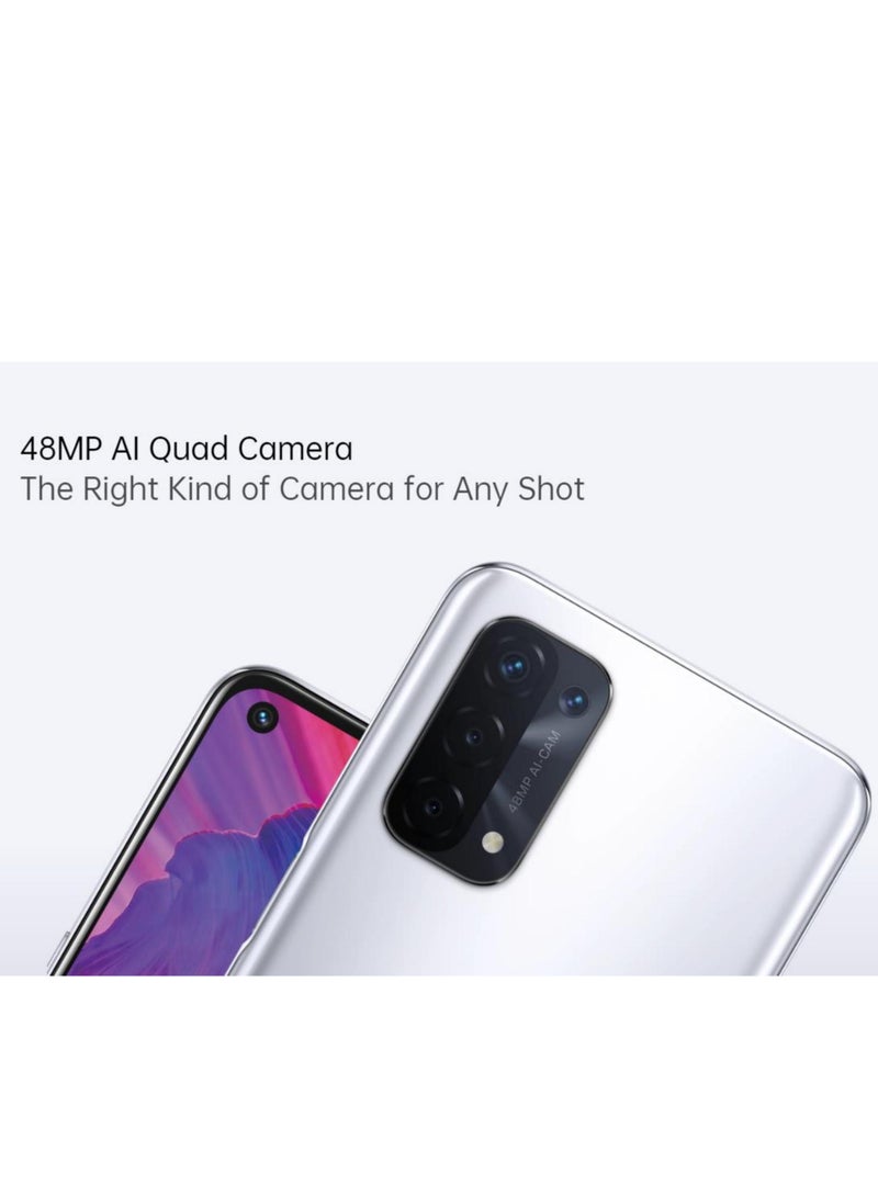 A74 Dual Sim Space Silver  8RAM + 2GB Extended RAM 256GB 5G - International Version