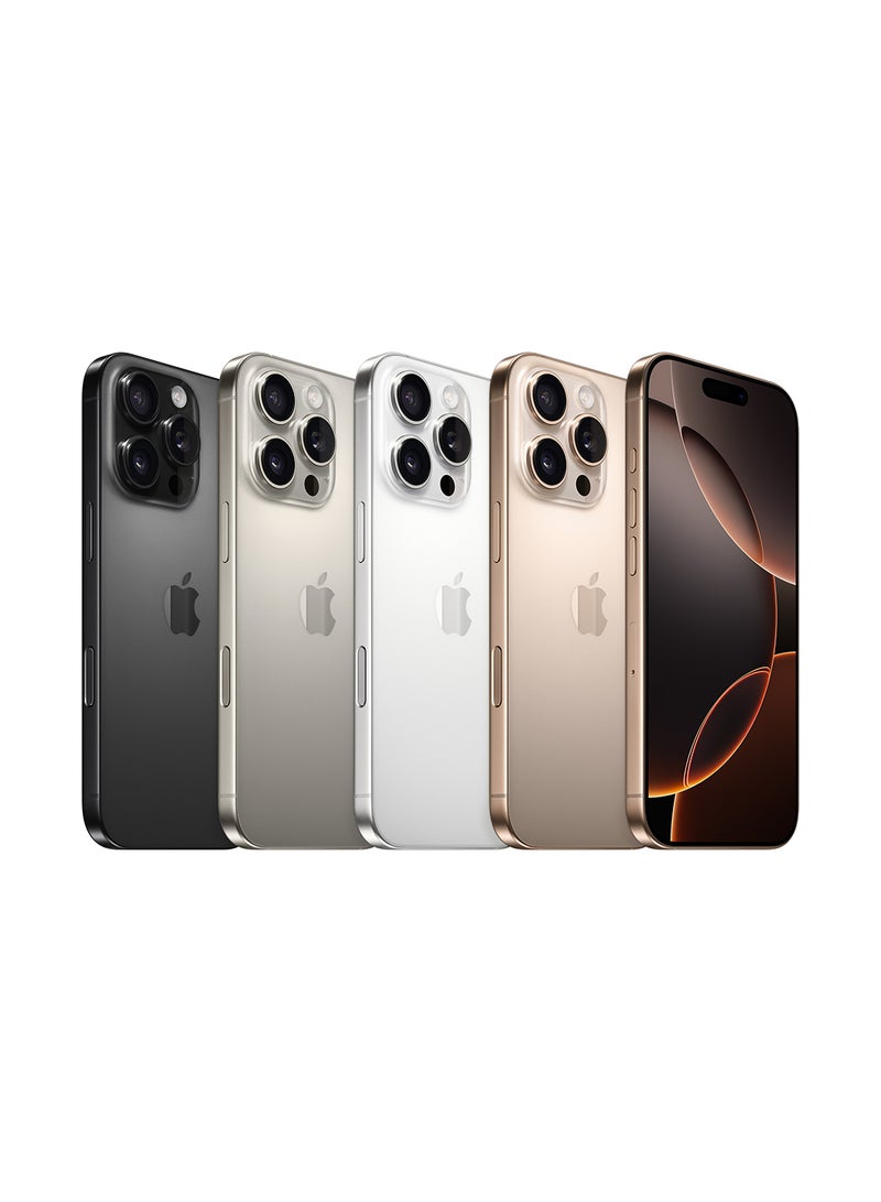 Apple - iPhone 16 Pro 256GB Desert Titanium 5G With FaceTime - Middle East Version - Image 1