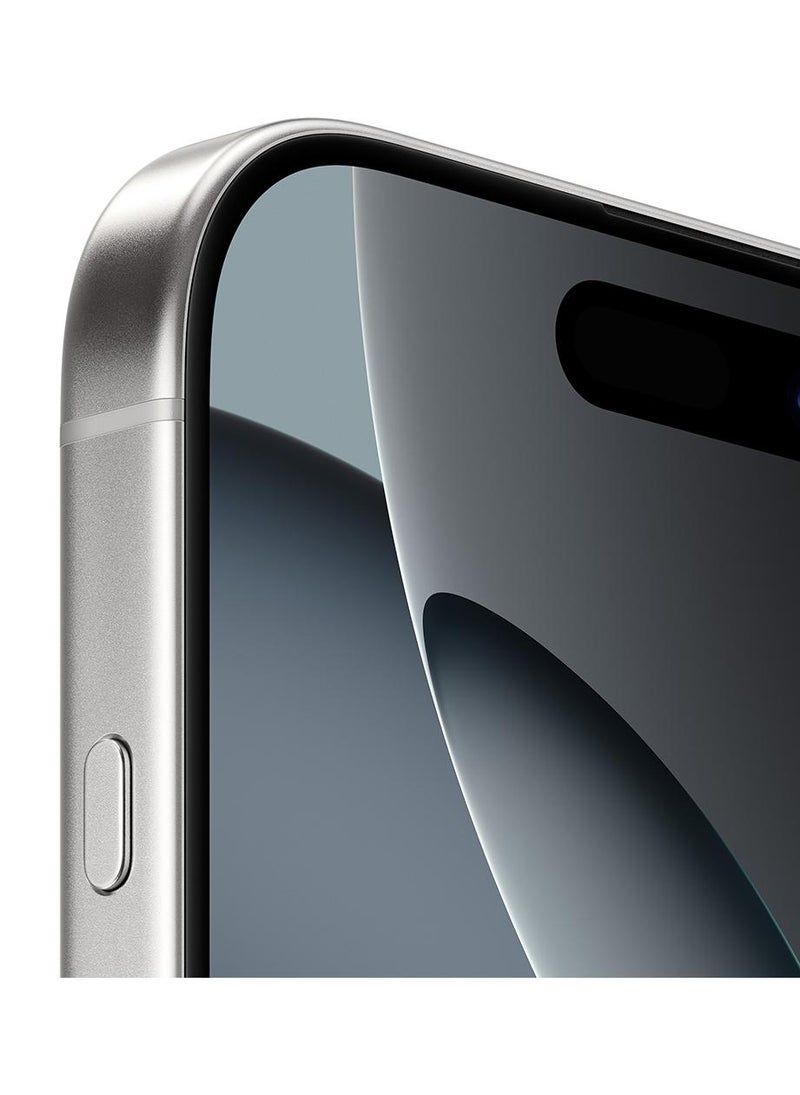 Apple iPhone 16 Pro 128GB White Titanium 5G With FaceTime - Middle East Version - Image 4