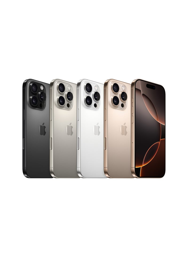 Apple - iPhone 16 Pro 128GB Black Titanium 5G With FaceTime - Middle East Version - Image 1