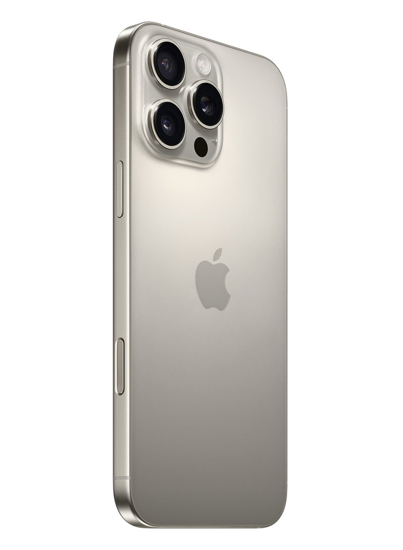 Apple - iPhone 16 Pro Max 512GB Natural Titanium 5G With FaceTime - Middle East Version - Image 1