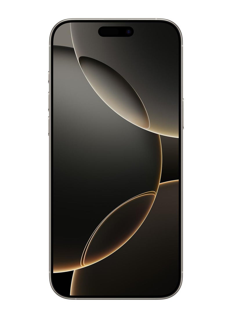 ابل  آيفون 16 برو ماكس 512 جيجا بايت تيتانيوم طبيعي 5G مع فيس تايم - نسخة الشرق الأوسط - Image 2