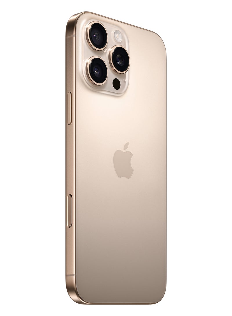 iPhone 16 Pro Max 256GB Desert Titanium 5G With FaceTime - Middle East Version - pnsku/N70105592V/45/_/1725963980/457858b3-f4e3-4dfd-ad24-0fb872ae0579