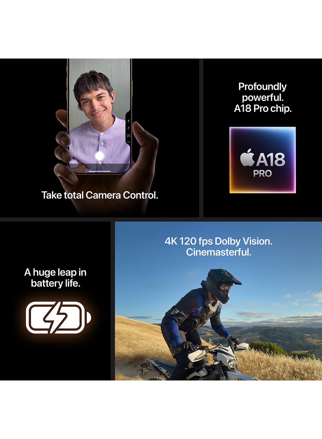 آيفون 16 برو ماكس سعة 256 جيجابايت تيتانيوم صحراوي...