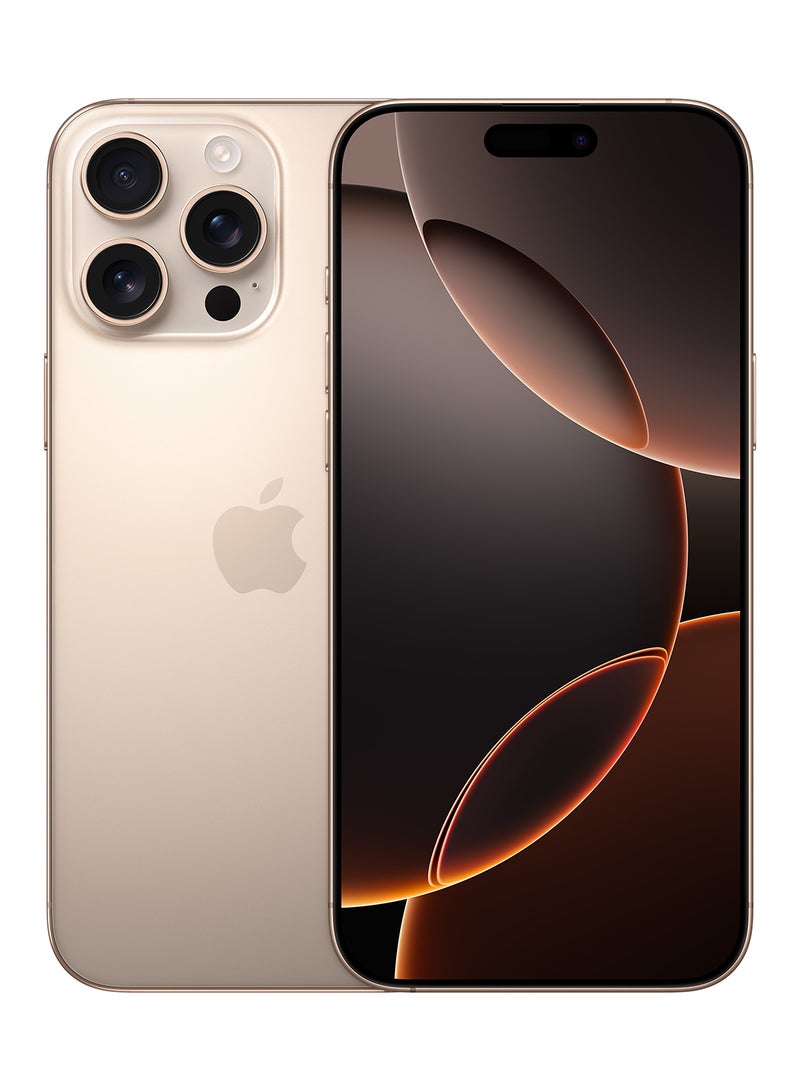 Apple iPhone 16 Pro Max 1TB Desert Titanium 5G With FaceTime - Middle East Version - Image 1