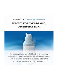 skin1004 Madagascar Centella Hyalu-Cica Water-Fit Sun Serum SPF50+ PA++++ - Translucent White 50MLml  - Image 3