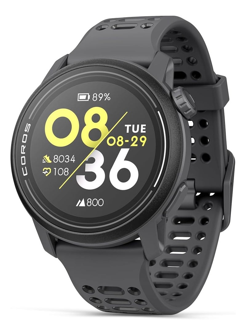 COROS PACE 3 Sport Watch GPS, Lightweight and Comfort, 17 Days Battery Life, Dual-Frequency GPS, Heart Rate, Navigation, Sleep Track, Training Plan, Run, Bike, and Ski Black With Silicone Band  - Image 1