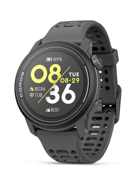 PACE 3 Sport Watch GPS, Lightweight and Comfort, 17 Days Battery Life, Dual-Frequency GPS, Heart Rate, Navigation, Sleep Track, Training Plan, Run, Bike, and Ski Black With Silicone Band