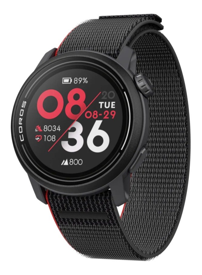 COROS PACE 3 Sport Watch GPS, Lightweight and Comfort, 17 Days Battery Life, Dual-Frequency GPS, Heart Rate, Navigation, Sleep Track, Training Plan, Run, Bike, and Ski Nylon Band Ink Black  - Image 1