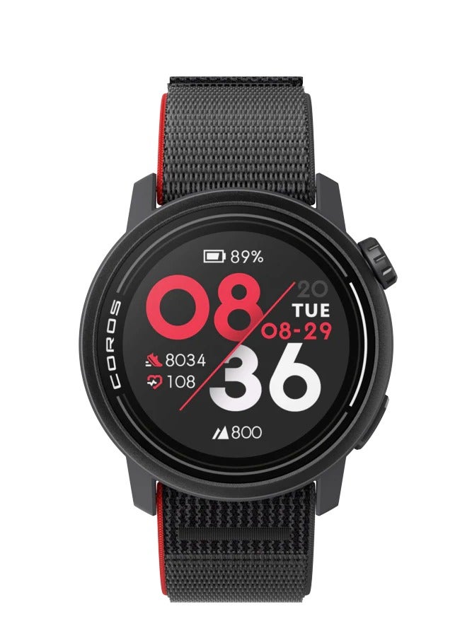 COROS PACE 3 Sport Watch GPS, Lightweight and Comfort, 17 Days Battery Life, Dual-Frequency GPS, Heart Rate, Navigation, Sleep Track, Training Plan, Run, Bike, and Ski Nylon Band Ink Black  - Image 2