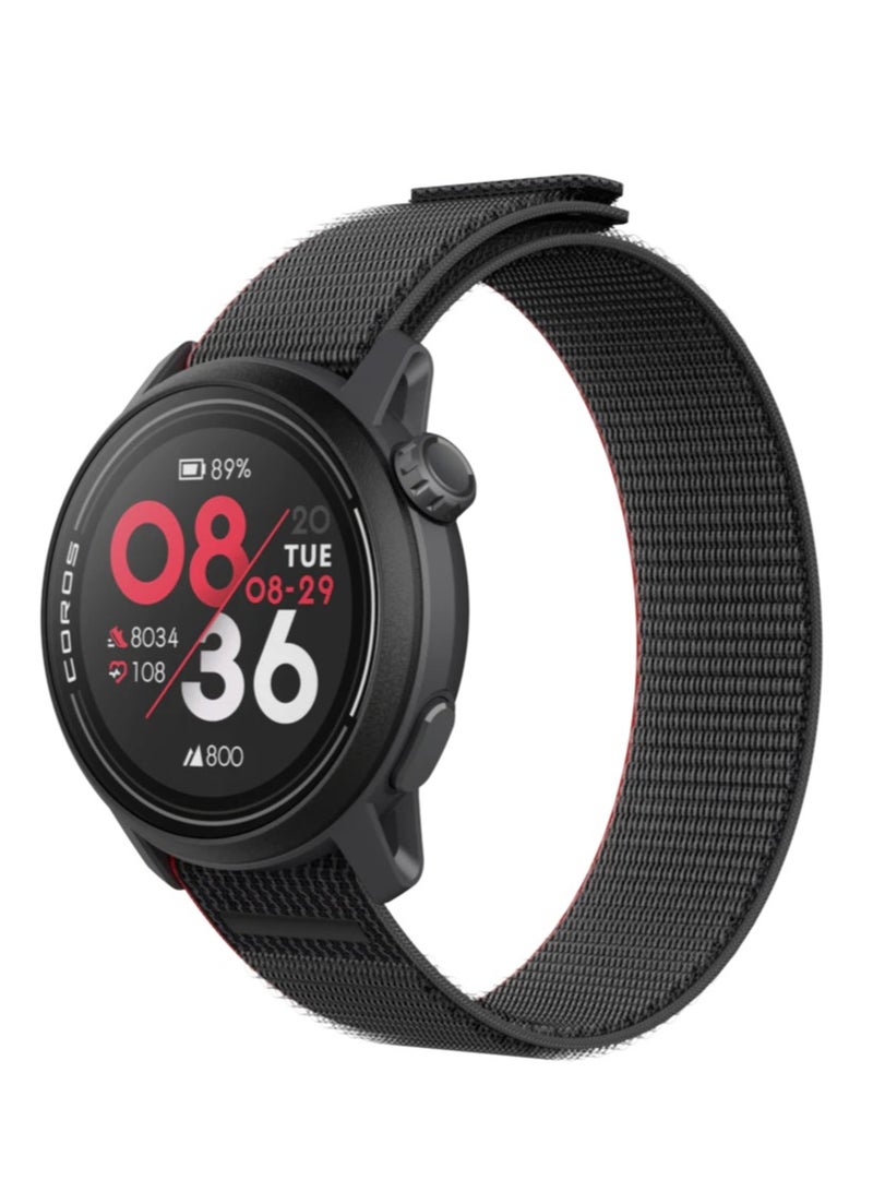 COROS PACE 3 Sport Watch GPS, Lightweight and Comfort, 17 Days Battery Life, Dual-Frequency GPS, Heart Rate, Navigation, Sleep Track, Training Plan, Run, Bike, and Ski Nylon Band Ink Black  - Image 3