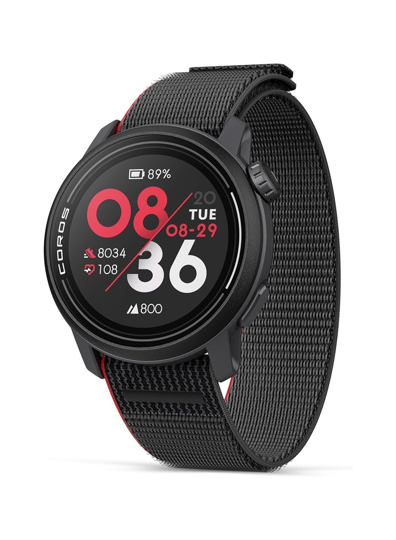 COROS PACE 3 Sport Watch GPS, Lightweight and Comfort, 17 Days Battery Life, Dual-Frequency GPS, Heart Rate, Navigation, Sleep Track, Training Plan, Run, Bike, and Ski Nylon Band Ink Black  - Image 1