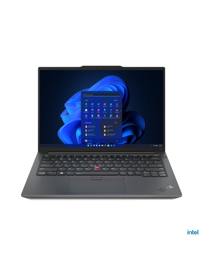 ThinkPad E14 Gen 6 Laptop With 14-Inch WUXGA IPS Display, Core Ultra 5 125U Processor/8GB RAM/512GB SSD/Intel Iris XE Graphics/Windows 11 Pro English/Arabic Black